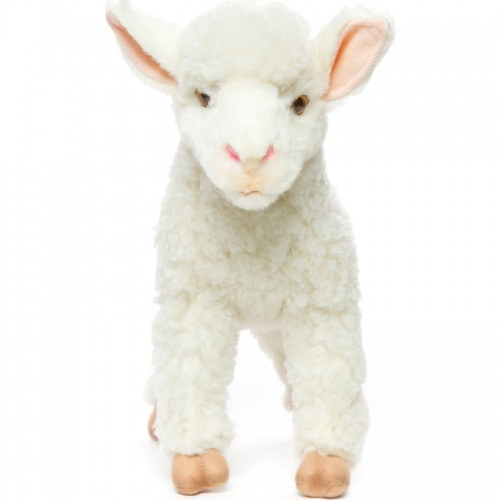 White Lamb 32cm Realistic Soft Toy by Hansa