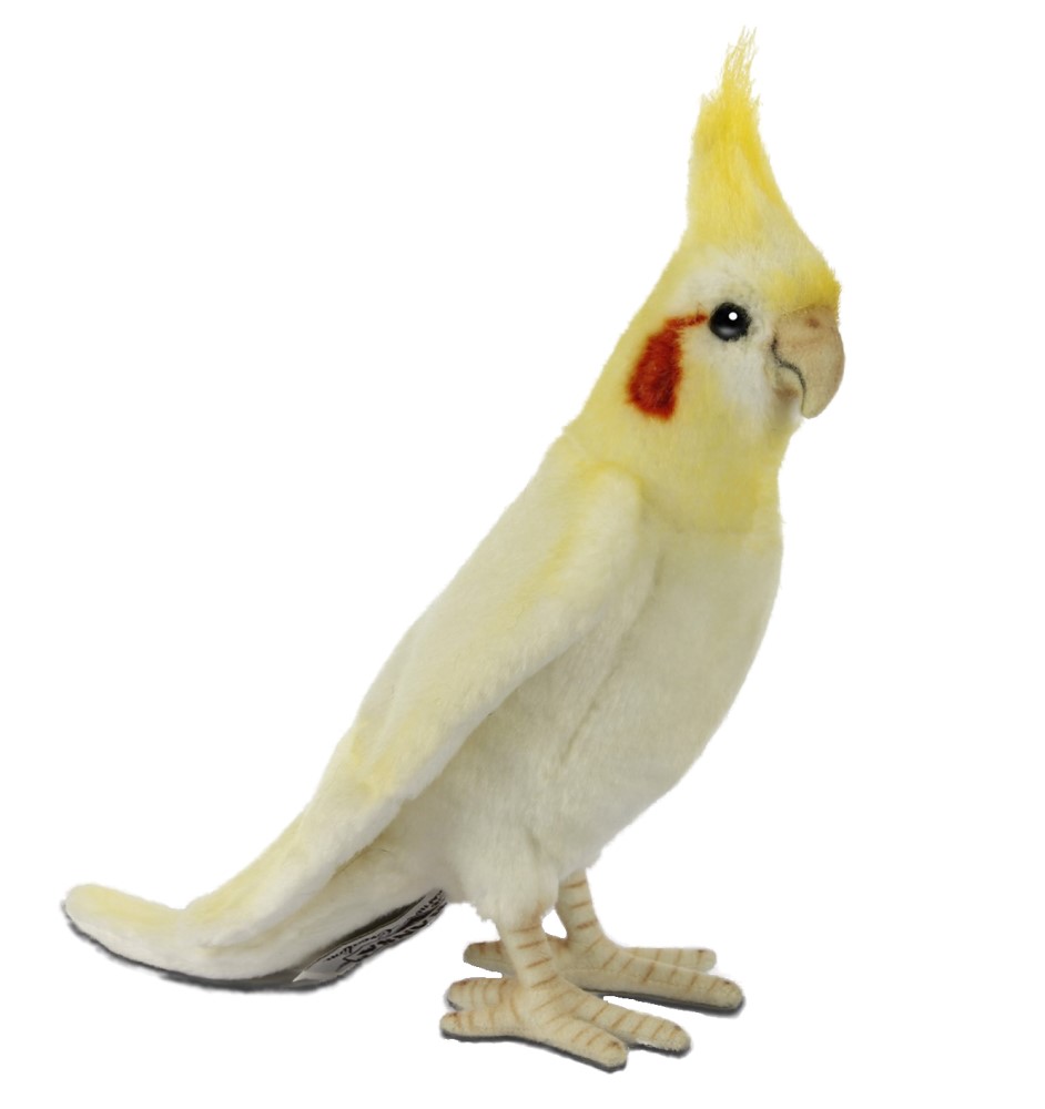 Cockatiel 23cm Realistic Soft Toy by Hansa