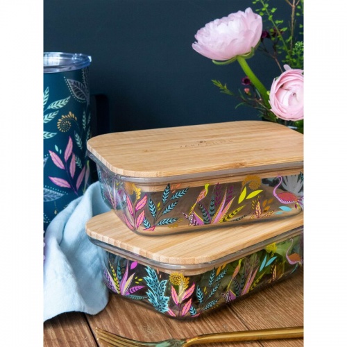 Sara Miller Savannah Glass Lunch box